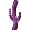 Trilux Kinky Finger Rabbit Vibrator with Anal Beads | Dual Pleasure Toy
