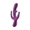 Trilux Kinky Finger Rabbit Vibrator with Anal Beads | Dual Pleasure Toy