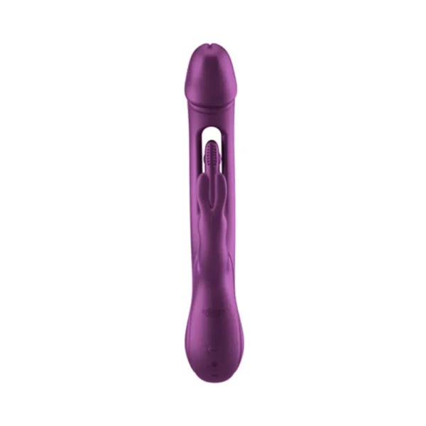 Trilux Kinky Finger Rabbit Vibrator with Anal Beads | Dual Pleasure Toy