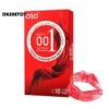 0.01 Ultra-thin Condom for men long sex OLO Hyaluronic Acid sex delay dotted sleeve for penis condoms 10pcs/box