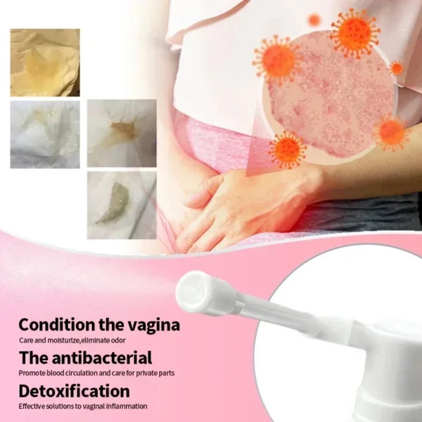 Vaginal Womb Detox Cleanse Spray Vaginale Serrage Vagina Infection Feminine Hygiene Women Vaginitis Treatment Gynecological Care