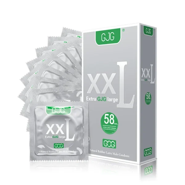 10pcs 65mm XXL Condoms Adults Toys For Men Long Sex Delay Ejaculation Super Thin Condoms G Spot Stimulation Penis Sleeve SexShop