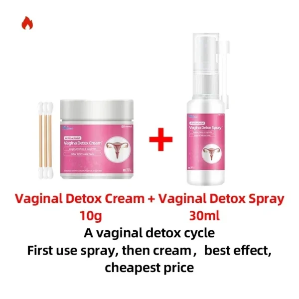 Vaginal Womb Detox Cleanse Spray Vaginale Serrage Vagina Infection Feminine Hygiene Women Vaginitis Treatment Gynecological Care