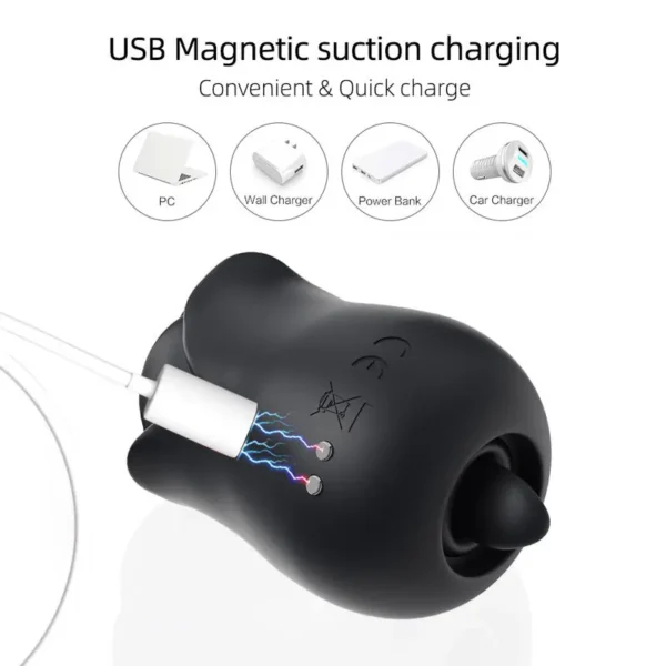 Rose Tongue Licking Sucking Sex Toys Silicone Love Egg Female 6 Speed Clitoris G-Spot Stimulating Women Breast Vibrator Shop XXX