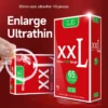 10pcs 65mm XXL Condoms Adults Toys For Men Long Sex Delay Ejaculation Super Thin Condoms G Spot Stimulation Penis Sleeve SexShop