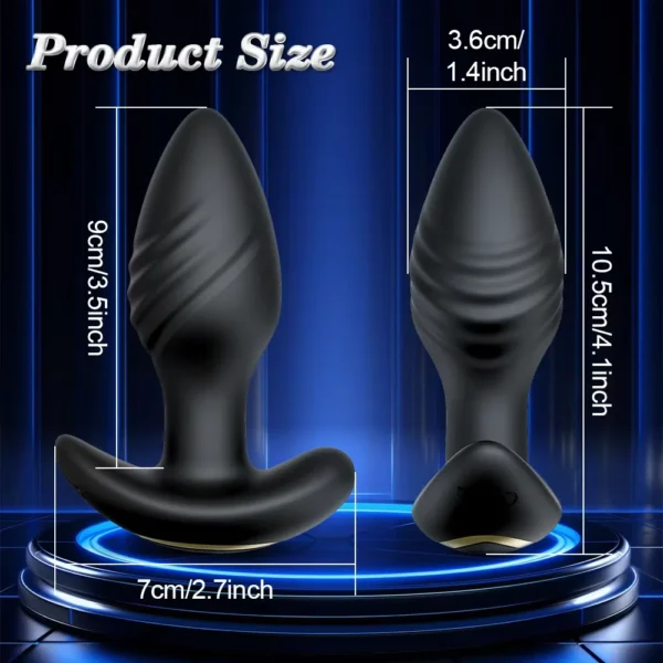 360 Rotation Butt Plug Vibrator for Adult App Control Vibrating Anal Plug Adult Sex Toys for Men Prostate Massager Women Sex Toy