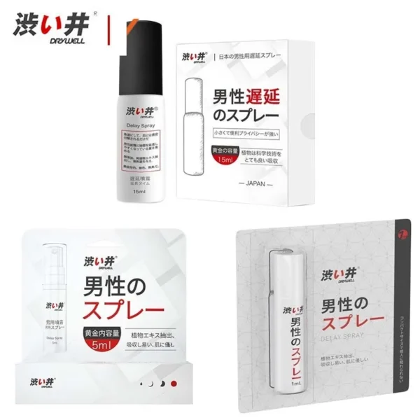Dry Well Delay Spray Not Numbing Premature Ejaculation Sprays for Men Sex Prolong 60 Minutes Penile Erection Desensitizer