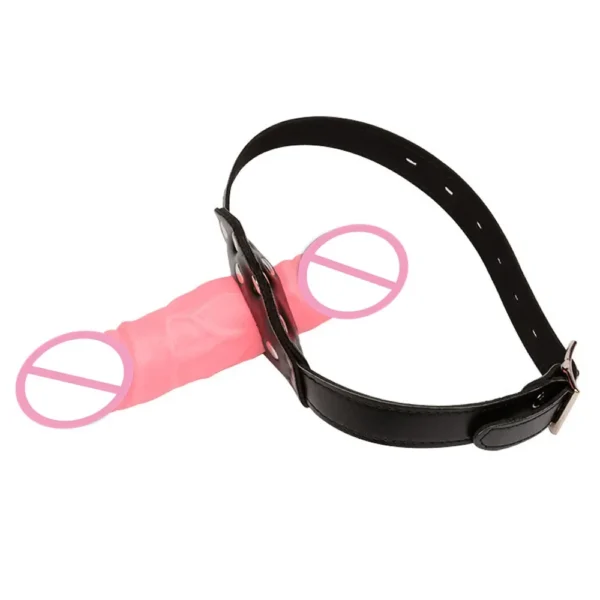 Strap on Dildo Gag Open Mouth SM Tool Double Dildos Bondage Bdsm Strapon Penis Lesbian Sex Toys for Couples Products Adult Games