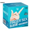 10pcs Finger Sleeve Masturbation Reusable G-spot Condom Sex Toys Stimulation Vagina Clitoris Flirting Super Thin Adult Supplies