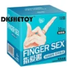 10pcs Finger Sleeve Masturbation Reusable G-spot Condom Sex Toys Stimulation Vagina Clitoris Flirting Super Thin Adult Supplies