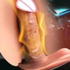 Remote Control Silicone Realistic Huge Dildo Insert Anal Vagina Retractable Heated Penis Vibrator Dick Adult Sex Toys For Female