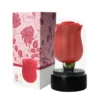 Rose Tongue Licking Sucking Sex Toys Silicone Love Egg Female 6 Speed Clitoris G-Spot Stimulating Women Breast Vibrator Shop XXX