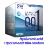 0.01 Ultra-thin Condom for men long sex OLO Hyaluronic Acid sex delay dotted sleeve for penis condoms 10pcs/box