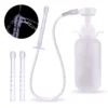 300/600ML Reusable Vagina Irrigator Syringe Anal Cleaner Enemator Vaginal Washing Device Kit Female Vaginal Enema Douche Shower