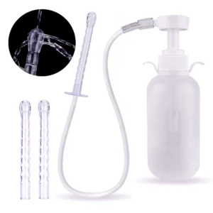 300/600ML Reusable Vagina Irrigator Syringe Anal Cleaner Enemator Vaginal Washing Device Kit Female Vaginal Enema Douche Shower