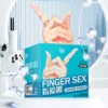 reusable condom Finger Sleeve Vaginal Massager female Masturbation G spot Stimulator Clitoris Stimulator Sex Toys for couples