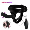 Vibrating Strapon Dildo for Women Wearable Penis Belt Strap On Anal Plug Double Dildos Harness Adult Sex Toys For Woman Lesbian