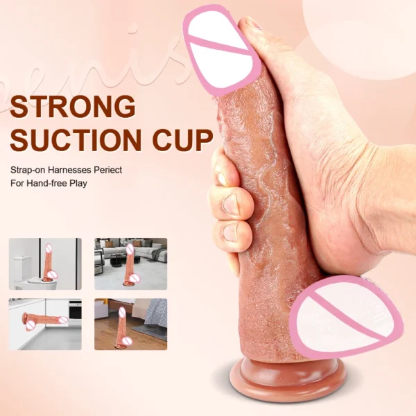 Telescopic Vibrating Thrusting Realistic Dildo Heated Penis Female G-spot Vagina Anal Massager Masturbator With Suction Cup 18+