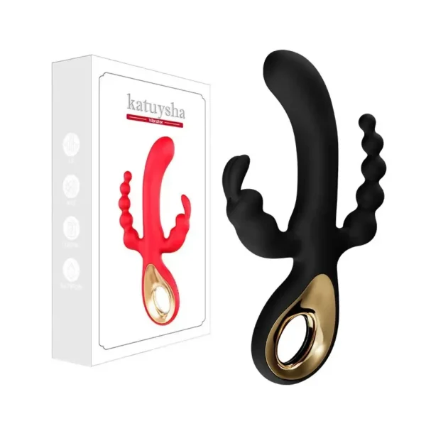 3 In 1 Dildo Rabbit Vibrator for Women G-Spot Orgasm Masturbator Anal Plug Clitoris Stimulator Female Masturbation Sex Toys 18