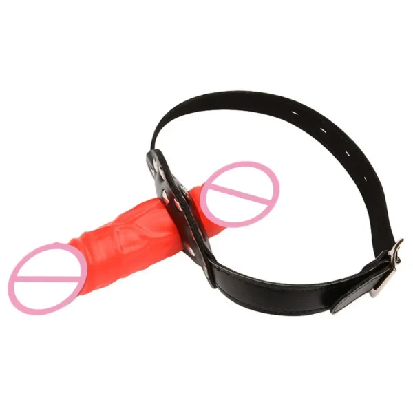 Strap on Dildo Gag Open Mouth SM Tool Double Dildos Bondage Bdsm Strapon Penis Lesbian Sex Toys for Couples Products Adult Games