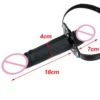 Strap on Dildo Gag Open Mouth SM Tool Double Dildos Bondage Bdsm Strapon Penis Lesbian Sex Toys for Couples Products Adult Games