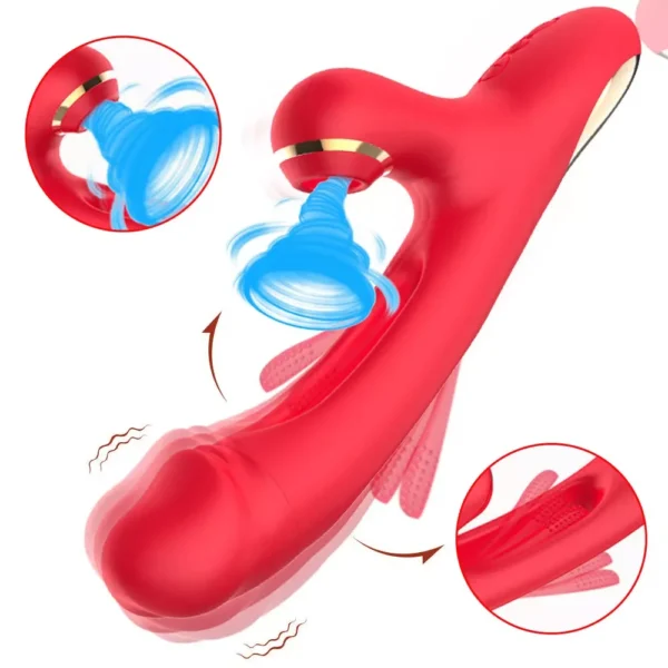 Powerful Tapping Flapping Clit Sucker Stimulator Vibrator for Women Rabbit Sucking Clitoris Vibrators Sex Toy Woman Female Adult