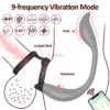 APP Control Vibrating Butt Plug Cock Ring for Men Prostate Massager for Gay Anal Vibrator Penis Ring Adult Sex Toy for Men