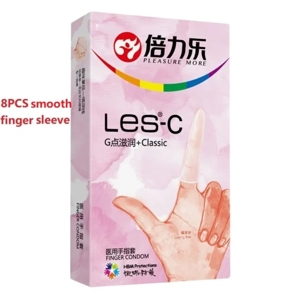 reusable condom Finger Sleeve Vaginal Massager female Masturbation G spot Stimulator Clitoris Stimulator Sex Toys for couples