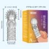 G-spot Clitoris Stimulation Adult Sex Toys Les Finger Condom Reusable Masturbation Sex Game Erotic Product Dotted Finger Sleeves