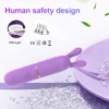 Fast Orgasm Mini Rabbit Bullet Vibrator for Women 10 Speed Clitoris Stimulator Rechargeable Masturbation Sex Toy for Adult Goods