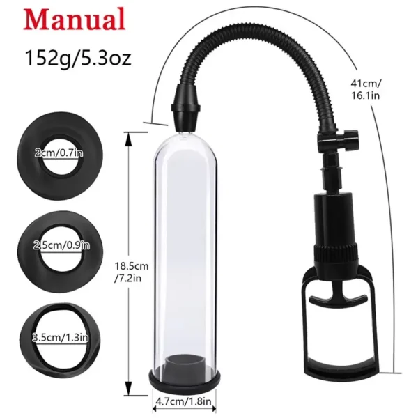 HESEKS Vacuum Sucking Electric Penis Pump Air Water Penis Extender Dick Training Automatic Male Masturbator Sex Toy for Men 18+