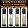 Automatic Electric Penis Pump Vacuum Pump with 9 Suction Levels Thicken Penis Enlargement Enhance Sex Toy Masturbators for Men
