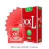 10pcs 65mm XXL Condoms Adults Toys For Men Long Sex Delay Ejaculation Super Thin Condoms G Spot Stimulation Penis Sleeve SexShop