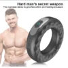 Penis Ring Vibrator Adjustable Vibrating Ring Delay Ejaculation Enlargement Erection Masturbator Adult Sex Toy For Men