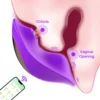 2 in 1 Sucker Vibrator Wearable Clit Sucking Vibrator Vagina Clitoris Stimulator Female Masturbator Sex Toy for Adults Couples