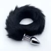 4 Sises Fox Tail Anal Plug Role-playing Prostate Massager Anus Training Dog Tail Butt Plug Dildo Adult Toys for Couple Women Men