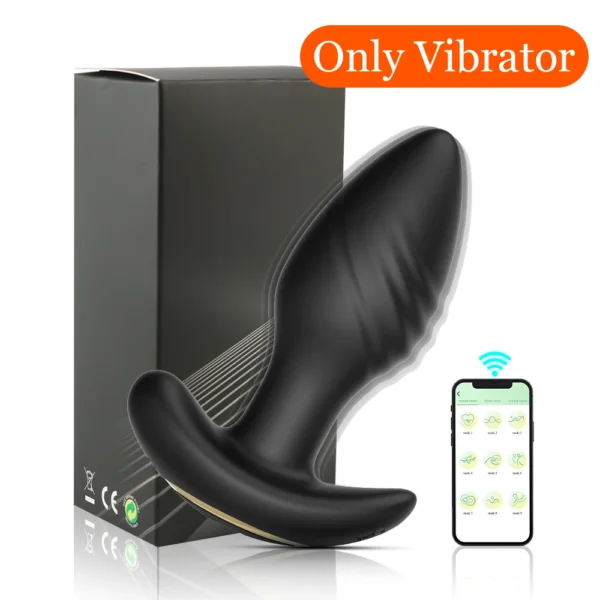 360 Rotation Butt Plug Vibrator for Adult App Control Vibrating Anal Plug Adult Sex Toys for Men Prostate Massager Women Sex Toy