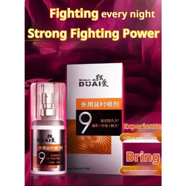 Sex Delay Spray for Men Non-Numbing Male Delay Ejaculation Sex Spray Man Prolong Sprays Penis Premature Ejaculation