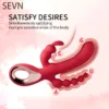 3 In 1 Dildo Rabbit Vibrator for Women G-Spot Orgasm Masturbator Anal Plug Clitoris Stimulator Female Masturbation Sex Toys 18